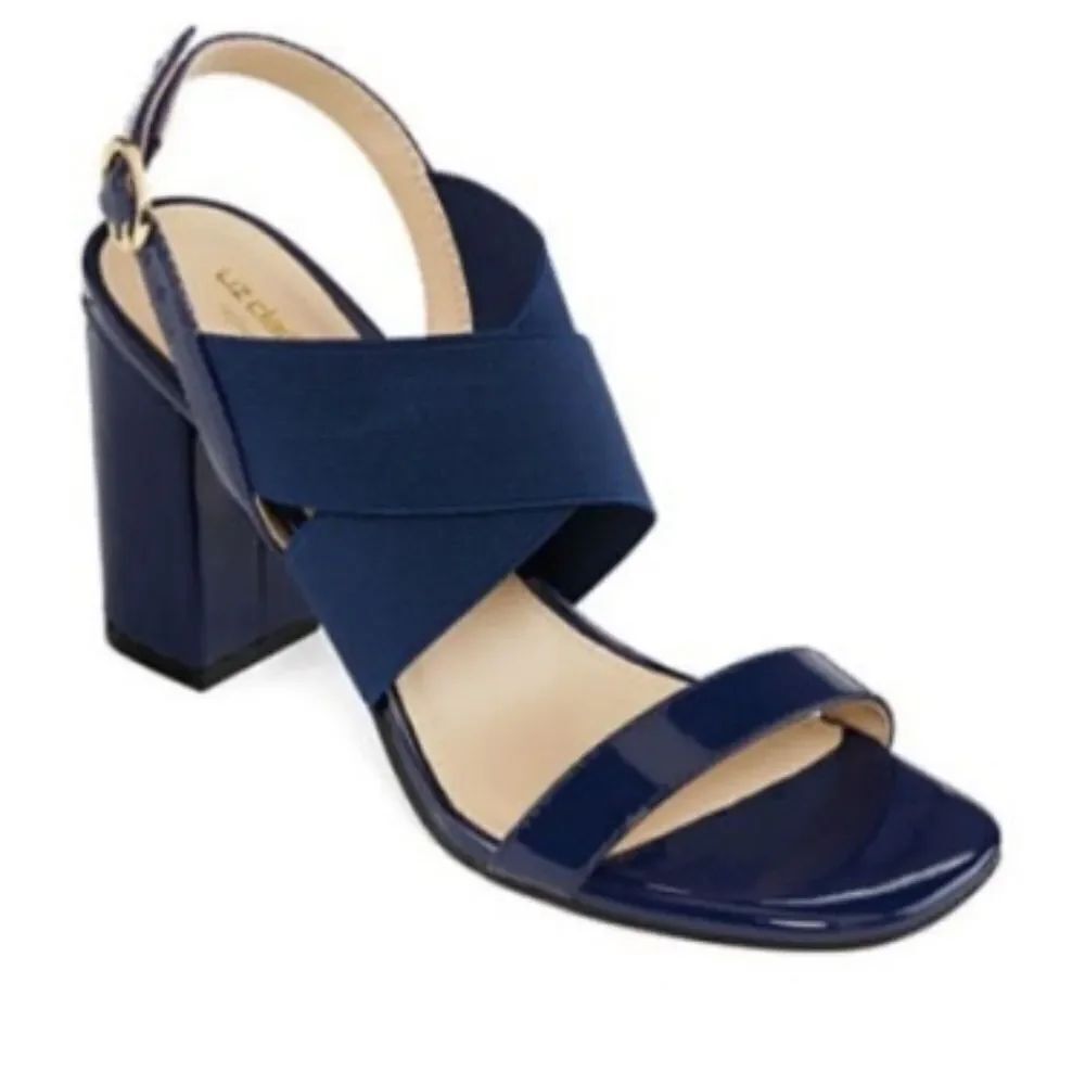 BRAND NEW LIZ CLAIBORNE REFINED BLOCK-HEEL WOMEN'S SANDAL